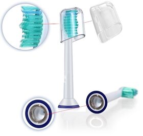 Náhradní hlavice na PHILIPS SONICARE ProResults, 4 ks,HX6014 - 3