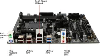 ASROCK 970M Pro3 - socket AM3+ CPU AMD - osmijádrový - 3