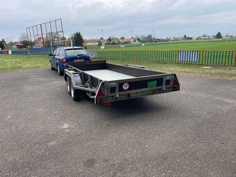 Masivní XL Příves 3500 kg, 155x420 cm, nová STk - 3