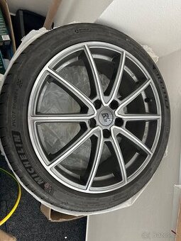 Litá kola 7,5J x19 5x114,3 ET45, pneu Michelin - 3