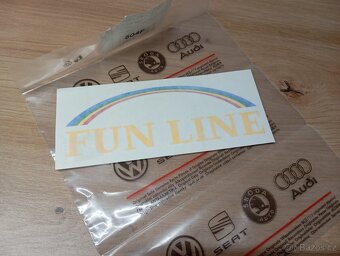 Originální raritní nápis/ polep Škoda Fun Line - 3
