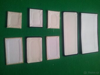 Sametové bižuterní karty, kartičky na odznaky - 3