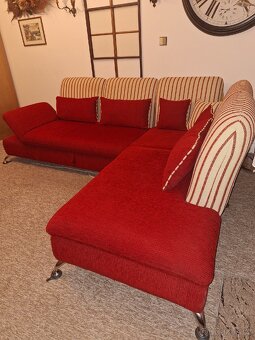 Rohová rozkládací sedačka - 3