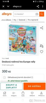 Desková hra Europe rally - 3