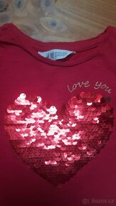 2 x triko 104 H&M, C&A Dl.rukáv holčička - 3