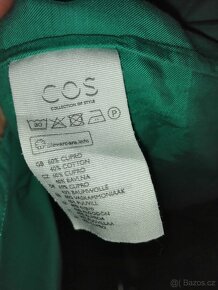 zelená halenka dlouhá, šaty COS, vel. M (1) - 3