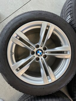 Originál alu kola R19 BMW X5 m paket F15 zánovní letní pneu - 3