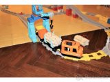 Duplo vlak, kolej, držáky klád dřeva - 3
