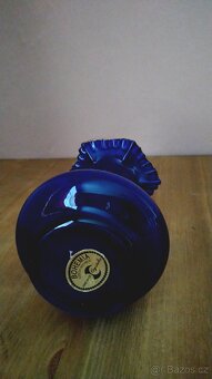 Vintage vázička kobaltové sklo - 3