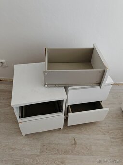 Postel Ikea Brimnes 180x200 včetně nových matrací - 3