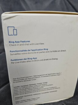 Chytrá kamera Ring Indoor Cam- nové jen rozbalené - 3