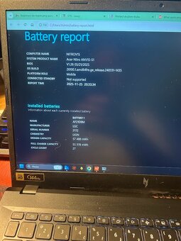 🎮 Herní Acer Nitro V 15 | 3 měsíce starý | ZÁRUKA ALZA | TO - 3