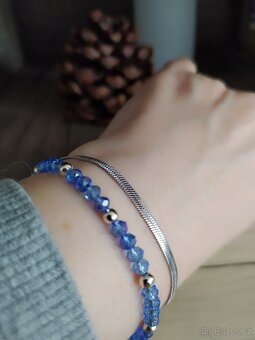 Set náramků hadí ocel - 3