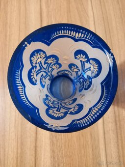 Váza - kobaltové sklo - 3
