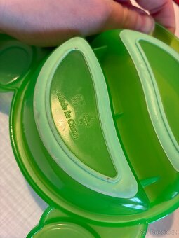 Dětské plastové misky zelené 2 ks - 3