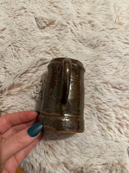 Pěkný keramický mini džbánek - 3