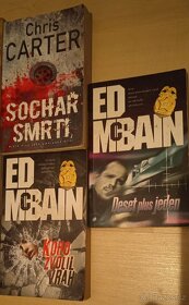 Knihy 7: Chris Carter 5x, 2x Ed McBain, i jedn.(dohodou) - 3