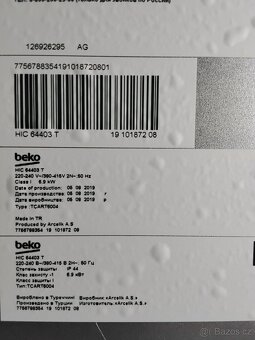 Varná deska BEKO HIC64403T - 3