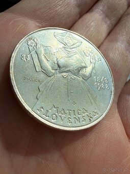 Stříbrná mince 500 kčs Matica slovenská - 3