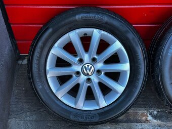 Original ALU kola VW Bristol 15" 6,5J ET50 + 195/65/R15 - 3