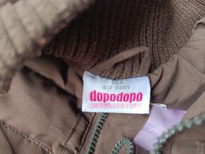 Dívčí podzimní bunda velikost 122 - 3