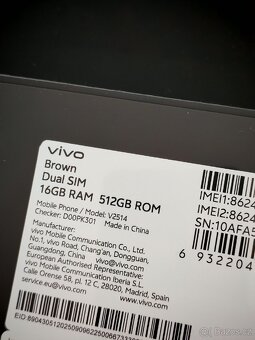 VIVO X300 Pro 16GB/512GB Dune Brown - nový - 3