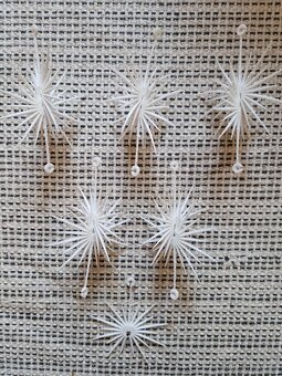 RETRO vánoční vločky - 3