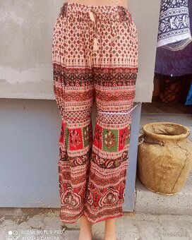 Dámské krepové kalhoty Indie - 3