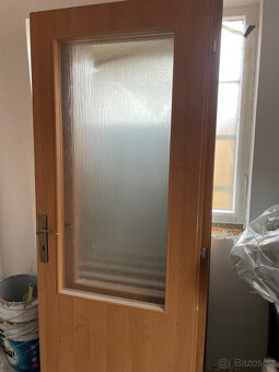 Dveře interierové prosklené s kováním - 3