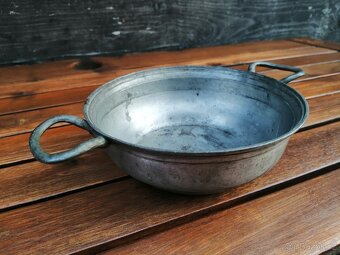 Starožitná cínová miska - 3