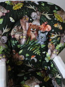 POTAH NA ŽIDLIČKU CAM CAMPIONE - 100% POLYESTER - zelený - 3