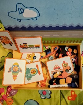 HRAČKA MAGNETIC ART CASE Cars pro děti od 3 let - 3