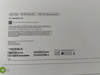 💻 Apple MacBook Air 15" (2025) – M4 | 16GB RAM | 256GB SSD - 3