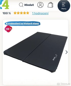 stan + karimatka + kuchyňka – 2× použité, komplet - 3