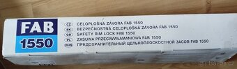 Celoplošná bezpečnostní závora FAB 1550 - 3