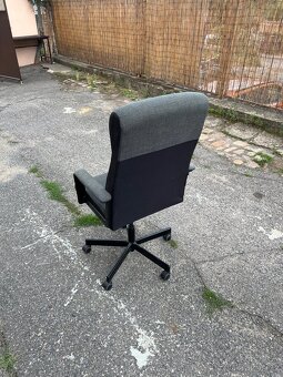 Kancelářská židle IKEA šedá - 3