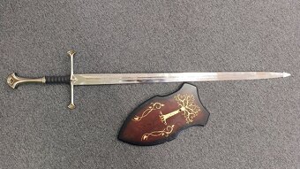 Meč Lord of the Rings, Andúril, Narsil, Aragorn, plaketa - 3
