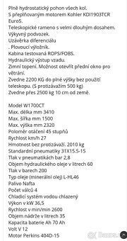 Teleskopický kloubový nakladač 2,5tun - 3