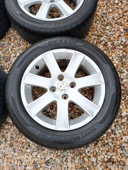 4x Alu Peugeot R16 + letní pneu 205/55 R16 91V - 3