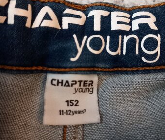 Chlapecké džínové kraťasy 152 - 3