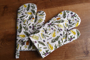 NOVÁ kuchyňská chňapka s olivami - 3