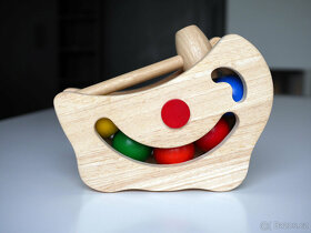 Dřevěná zatloukačka s kuličkami Plan Toys pro děti od 2 let - 3