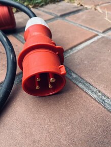 Prodlužovací kabel 400V - 4p 16A/zástrčka 4p 16A, 5m - 3