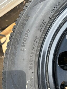 Zimní kola Bridgestone 215 60 16 - 3