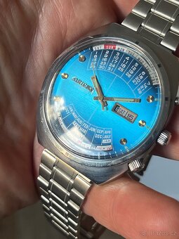 Orient hodinky / vecny kalendar / modry ciselnik - 3