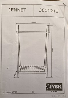Věšák/stojan na ramínka JYSK - 3
