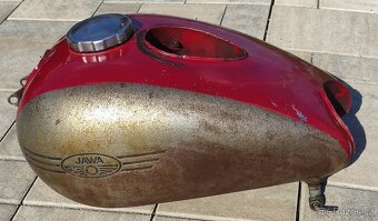 Jawa 250/350 pérák - nádrž, komunista - 3