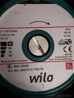 Nové čerpadlo Wilo Z 25/6-3 - 3
