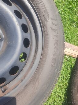 Letní kola 195/65 r15 ráfky plech 5x112 golf - 3