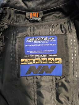 Dámská kožená bunda na motorku NAZRAN vel. M - 3